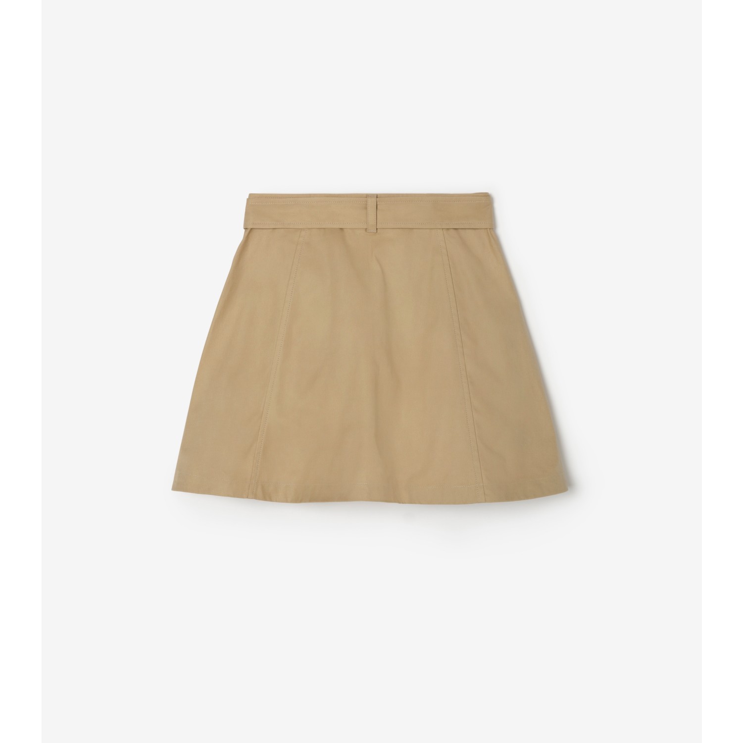 Cotton Trench Skirt
