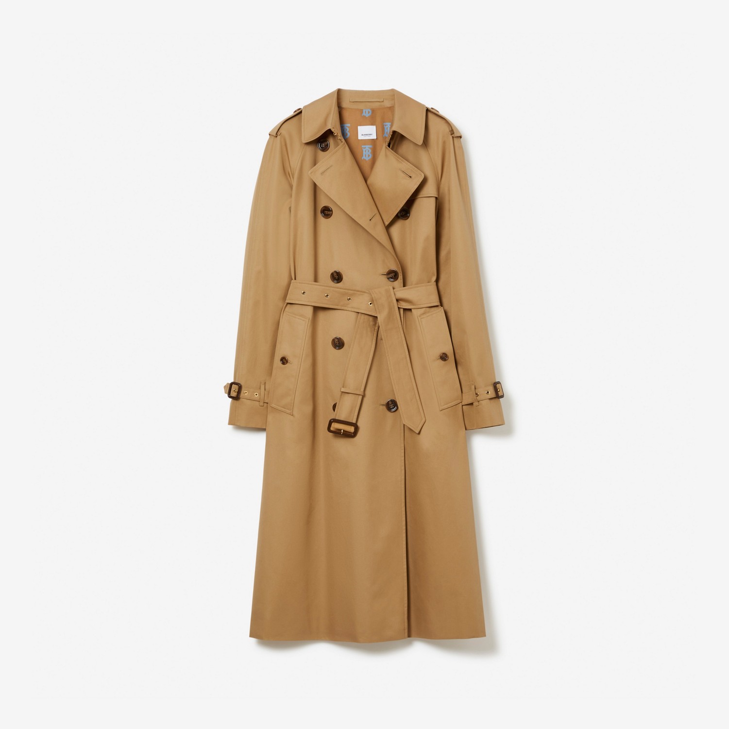 Trench coat Waterloo en algodón de gabardina (Cámel) - Mujer | Burberry® oficial
