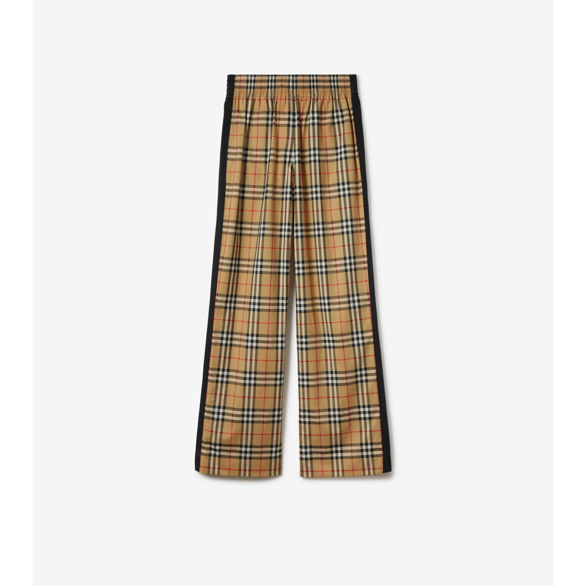  Check Cotton Trousers