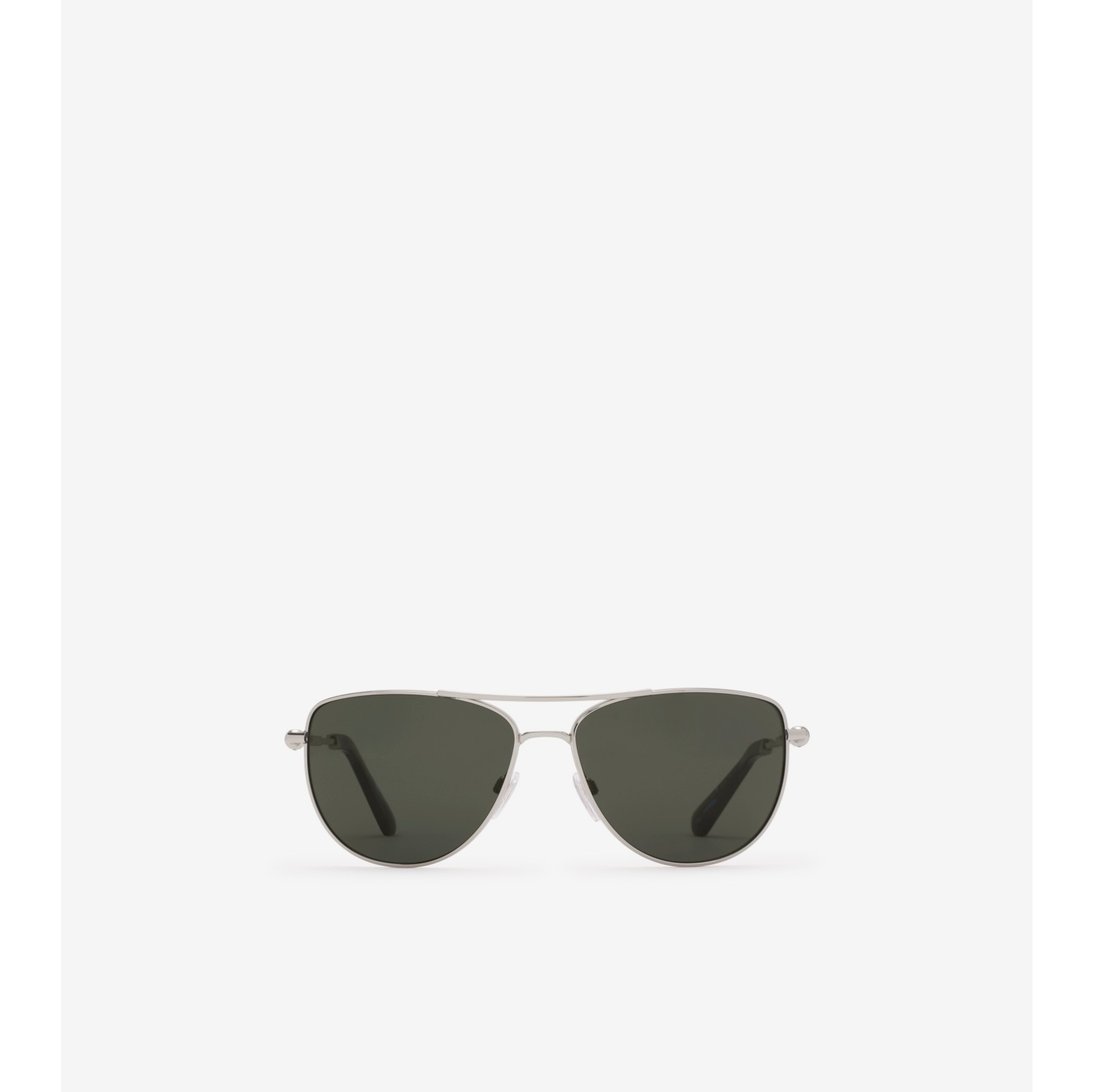 Metal Logo Square Sunglasses