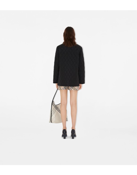 Quilted Nylon Barn Jacket