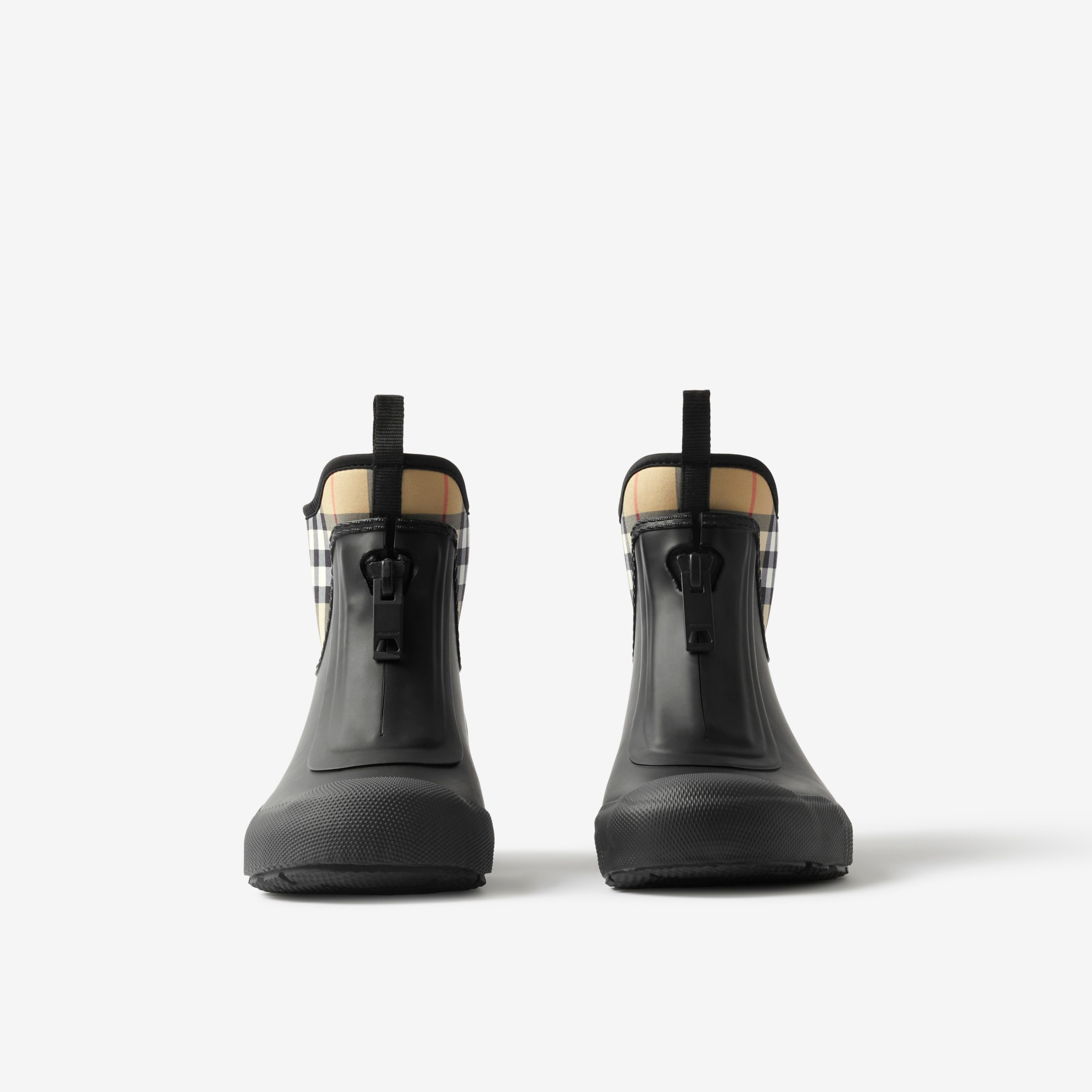 BURBERRY ネオプレン＆ラバー レインブーツ チェック