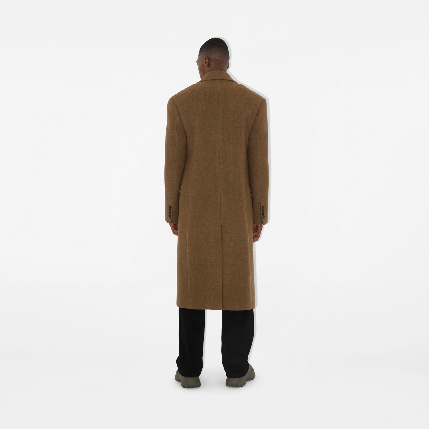 Wool Tailored Coat in Tor - Men | Burberry® Official Wool Tailored Coat in Tor - Men | Burberry® Official