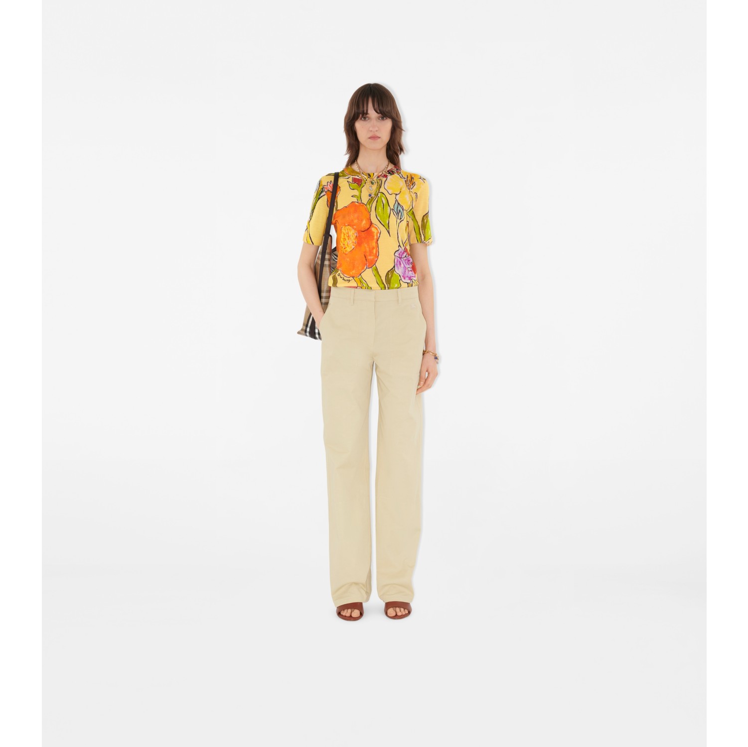 Highgrove Cascading Flowers Wool Top