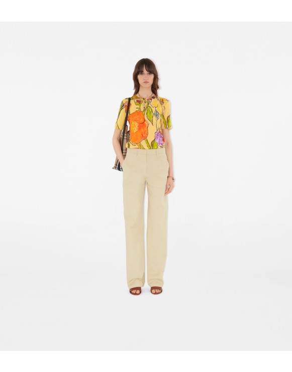 Highgrove Cascading Flowers Wool Top