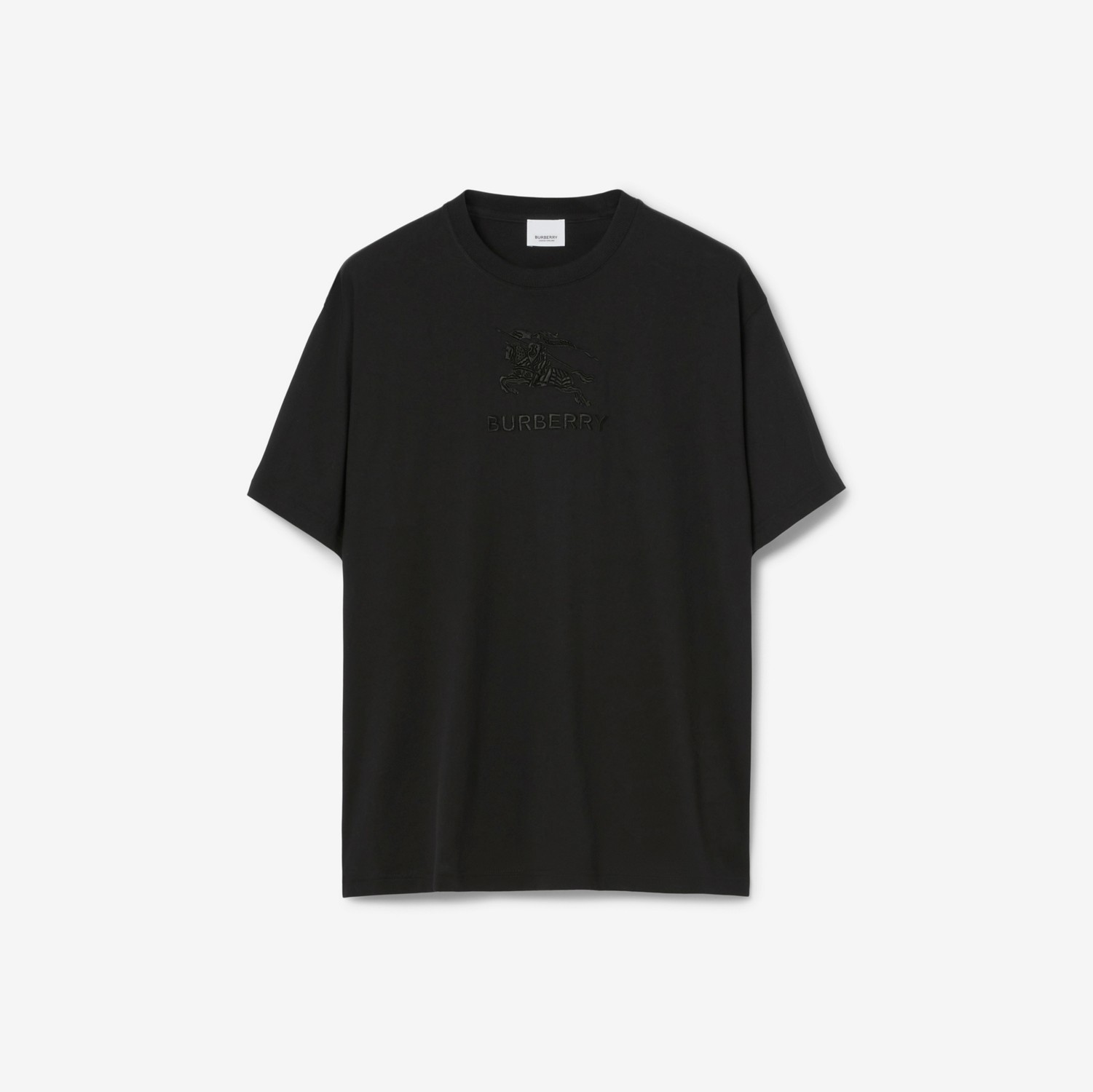 T-shirt in cotone con EKD (Nero) - Uomo | Sito ufficiale Burberry®