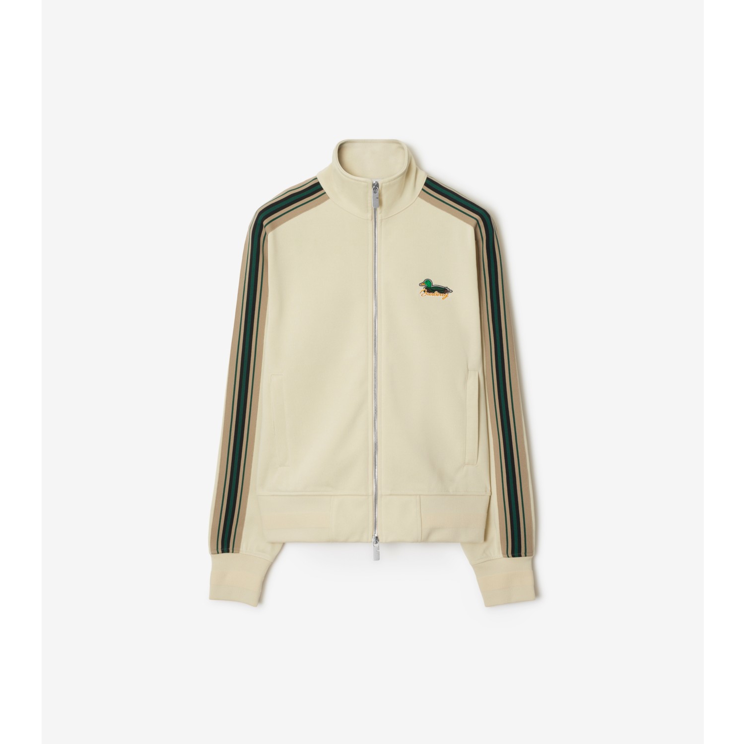 Striped Jersey Track Jacket