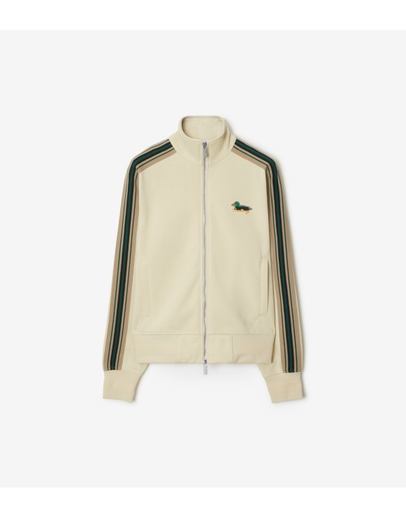 Striped Jersey Track Jacket