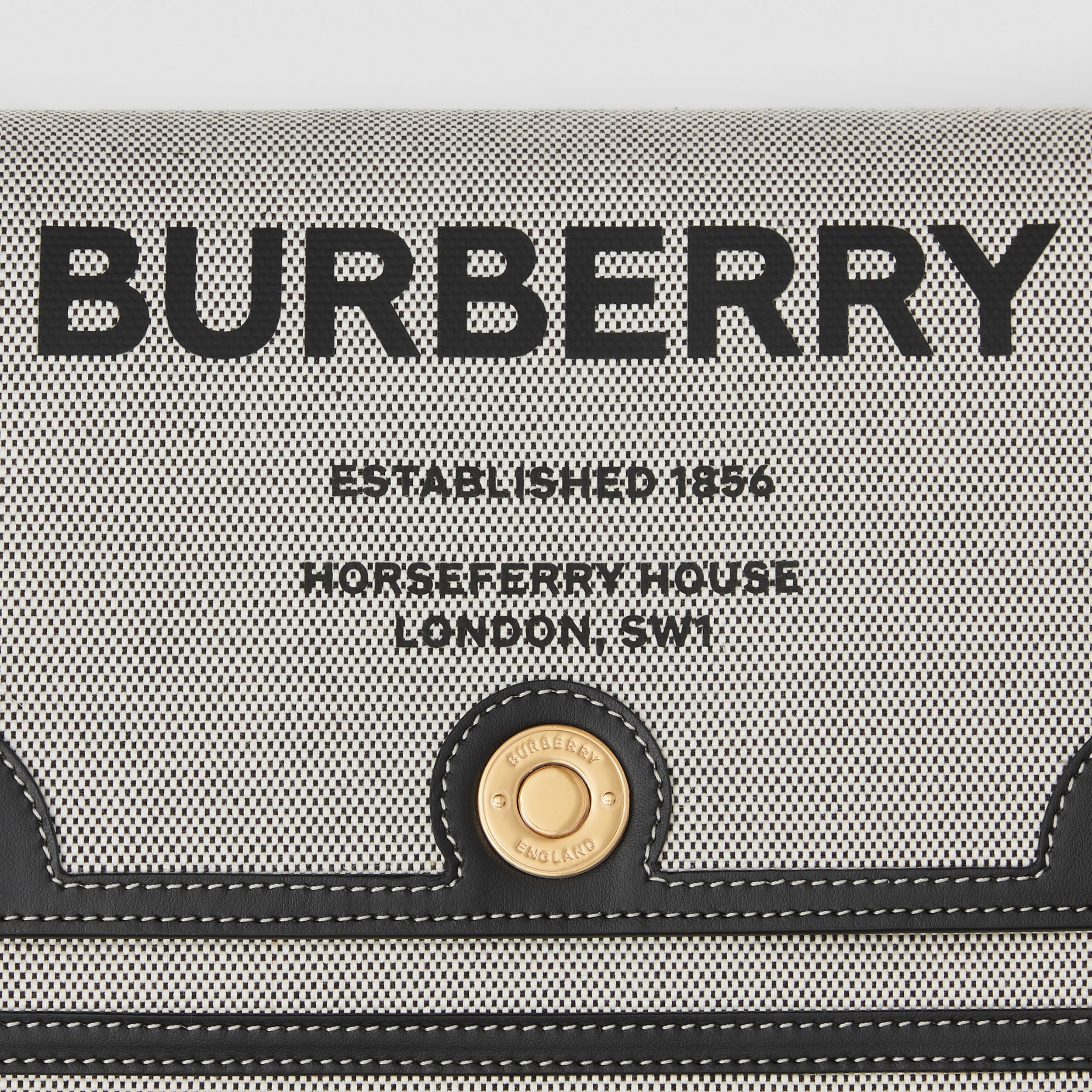 ホースフェリープリント キャンバス ノートバッグ (ブラック/ブラック/タン) - ウィメンズ | Burberry®公式サイト ホースフェリープリント キャンバス ノートバッグ (ブラック/ブラック/タン) - ウィメンズ | Burberry®公式サイト