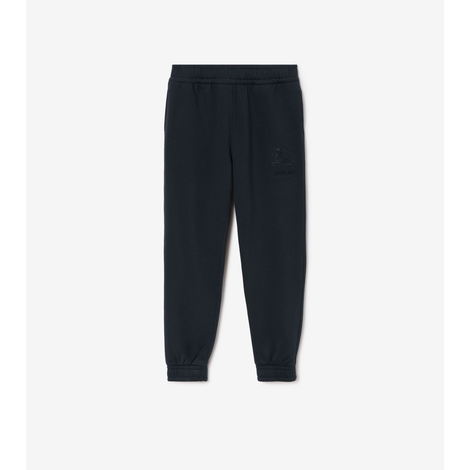 Cotton Jogging Pants in Smoked navy Men Burberry Official