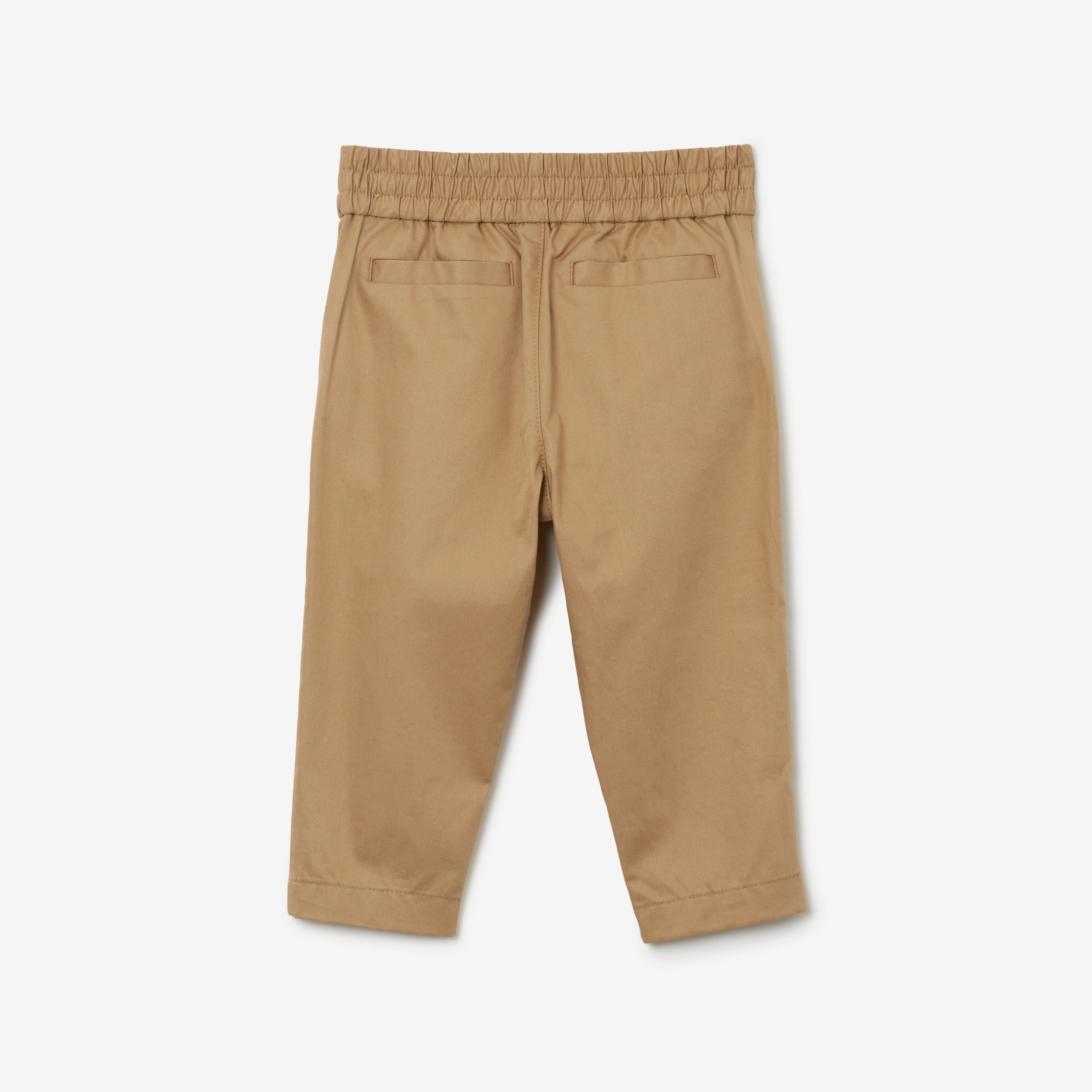 Pantalones chinos en sarga de algodón con EKD (Beige Vintage) - Niños | Burberry® oficial - 2