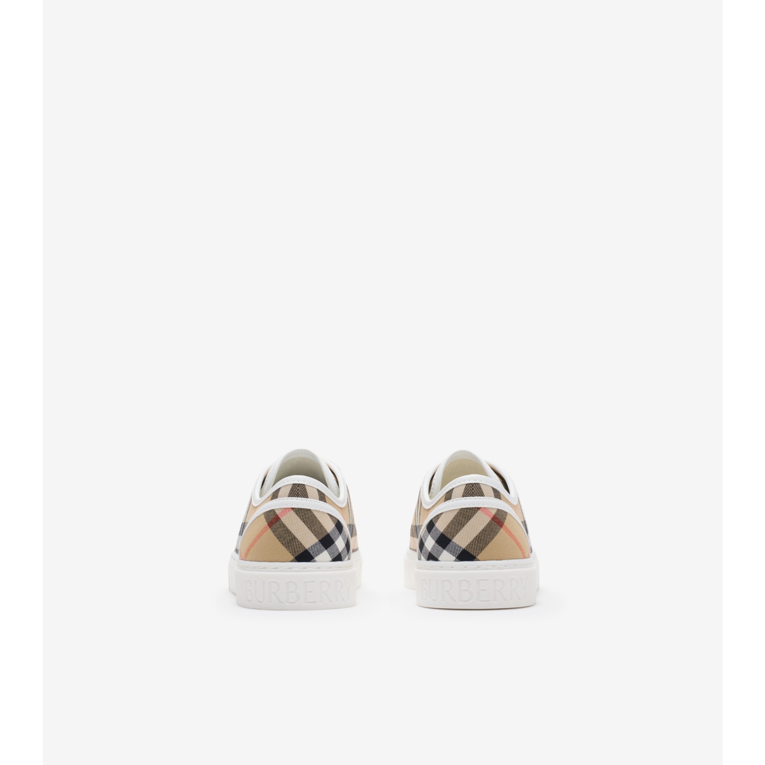 Sneakers en coton Check