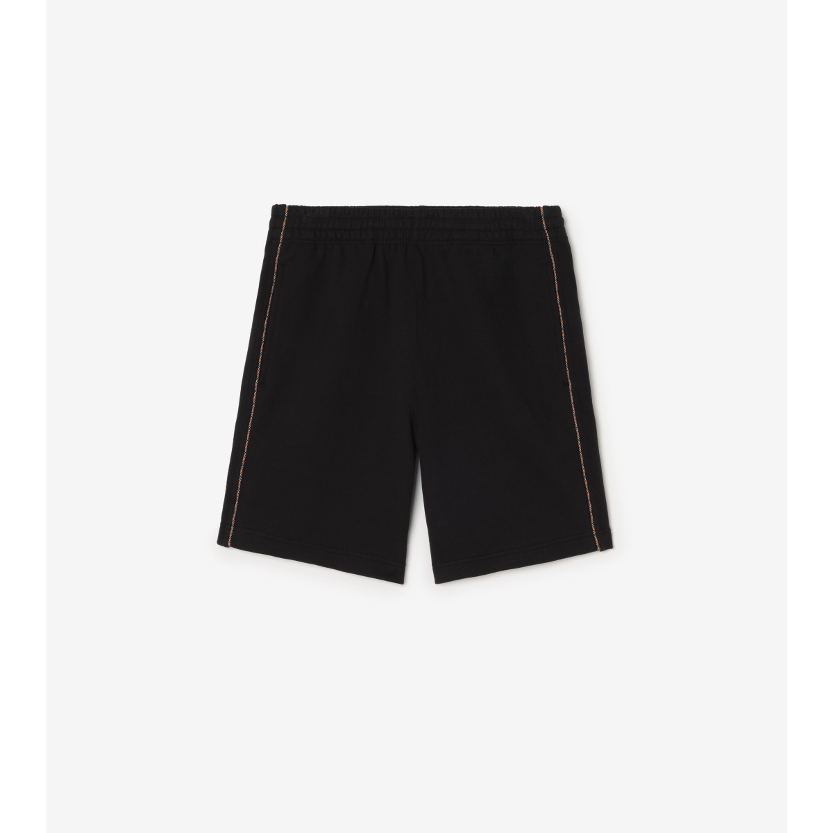  Check Piping Cotton Shorts