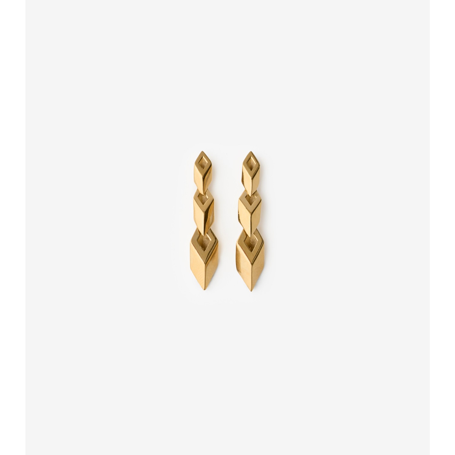 Hollow Drop Earrings in Gold - Women | Burberry® Official