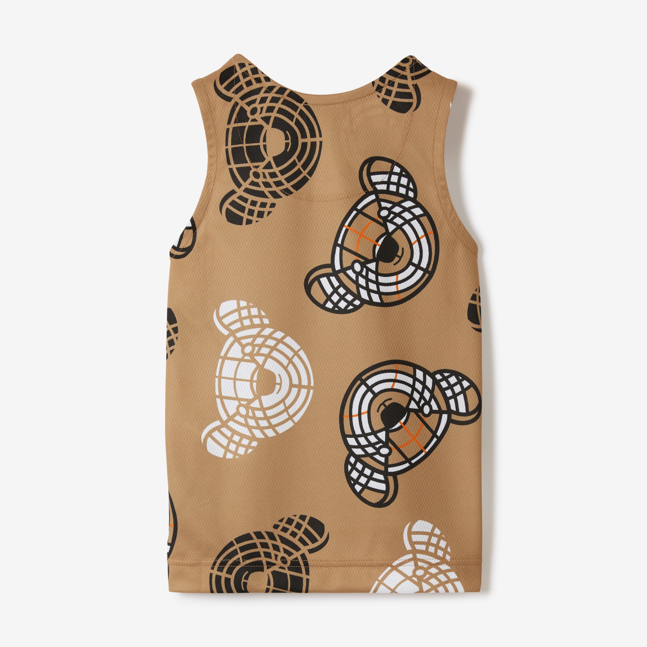Thomas Bear Print Mesh Vest in Archive Beige | Burberry® Official - 2