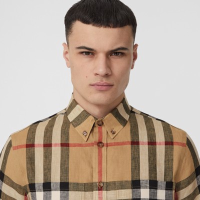 oversized short sleeve flannel