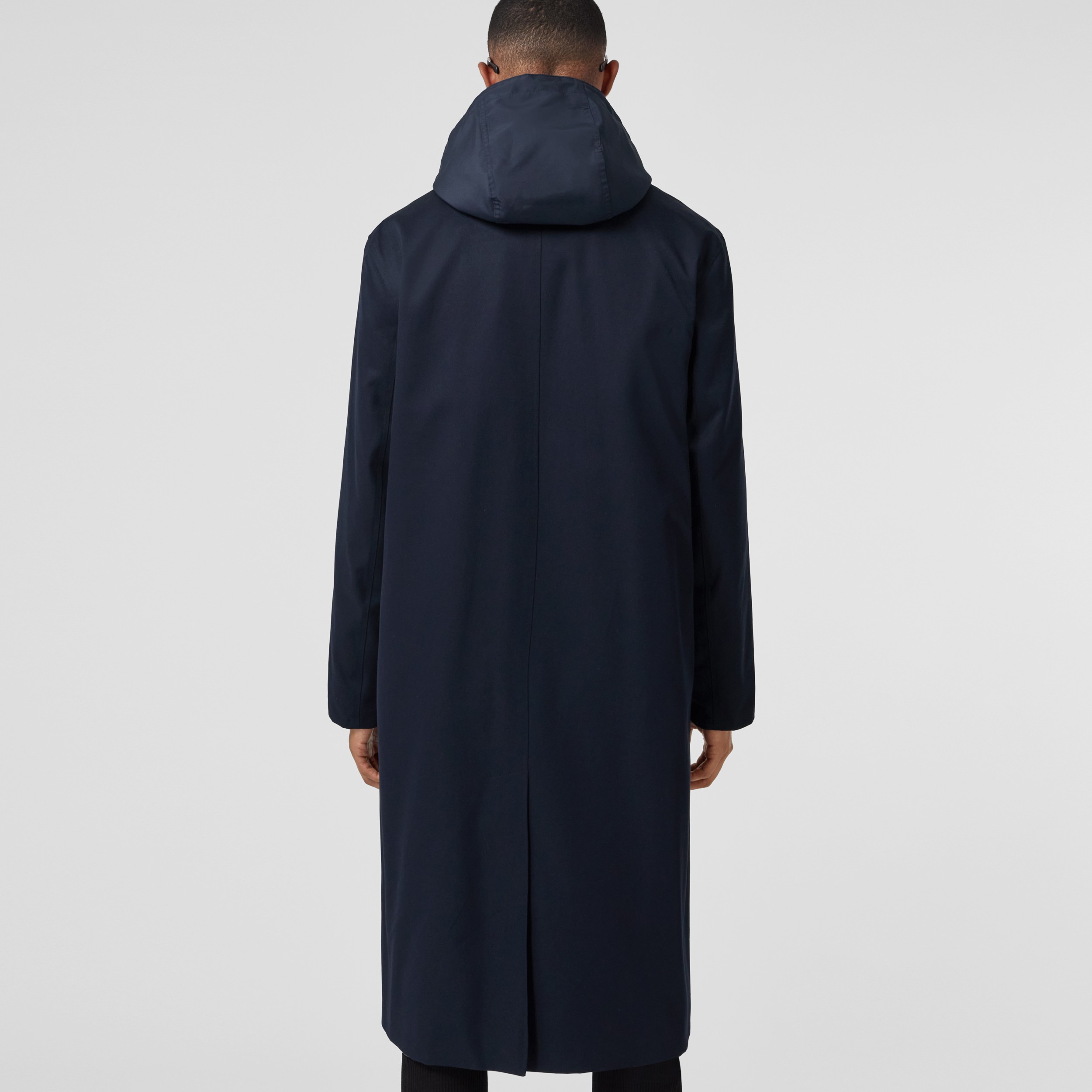 Long Paddington Heritage Car Coat in Coal Blue - Men | Burberry® Official