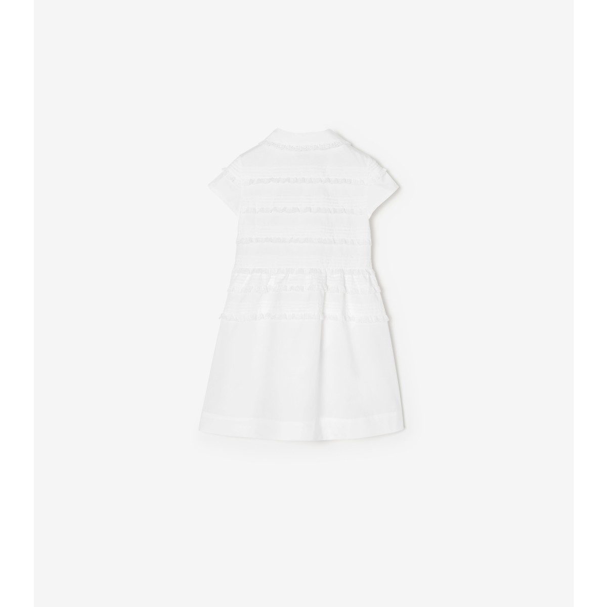  Embroidered Poplin Shirt Dress