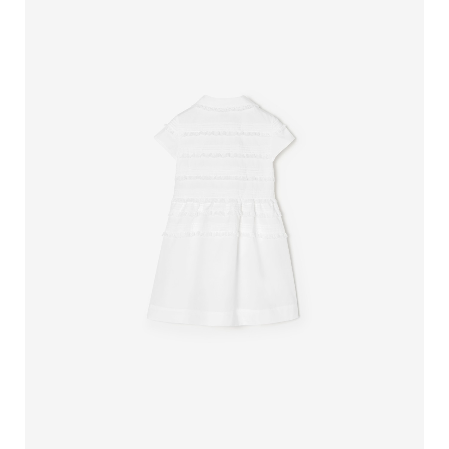 Vestido camisero en popelina de algodón