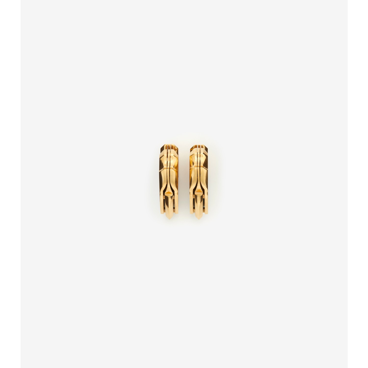 Shield Earrings in Gold - Women | Burberry® Official
