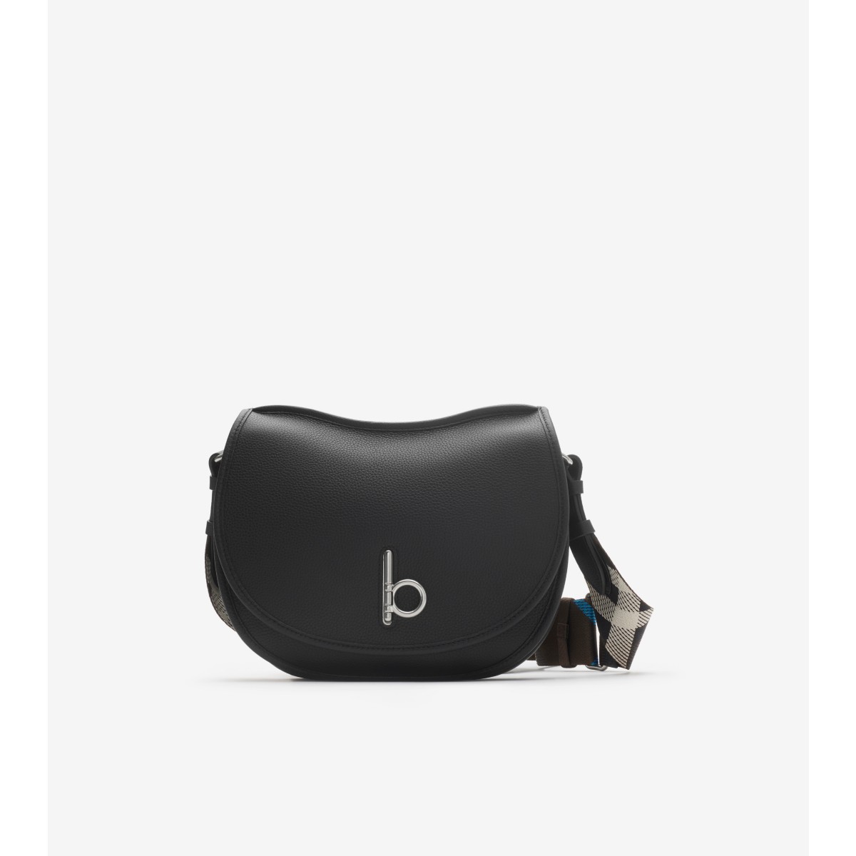 Burberry Rocking Horse Satchel In Black/snug