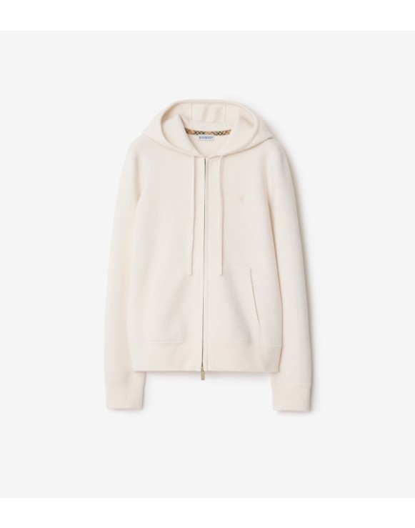 Cashmere Blend Zip Hoodie