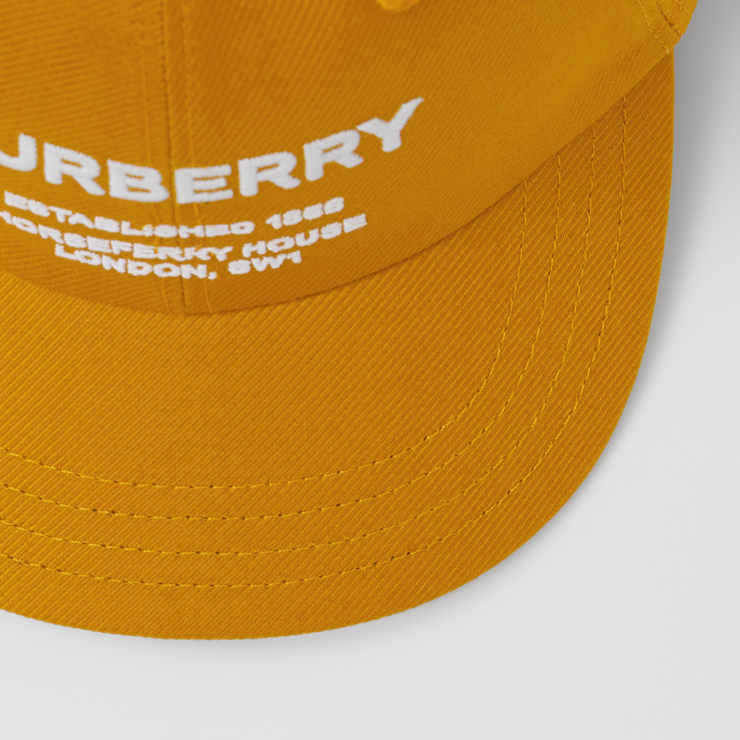 Horseferry Motif Cotton Baseball Cap in Golden Brown - Children | Burberry® Official - 2