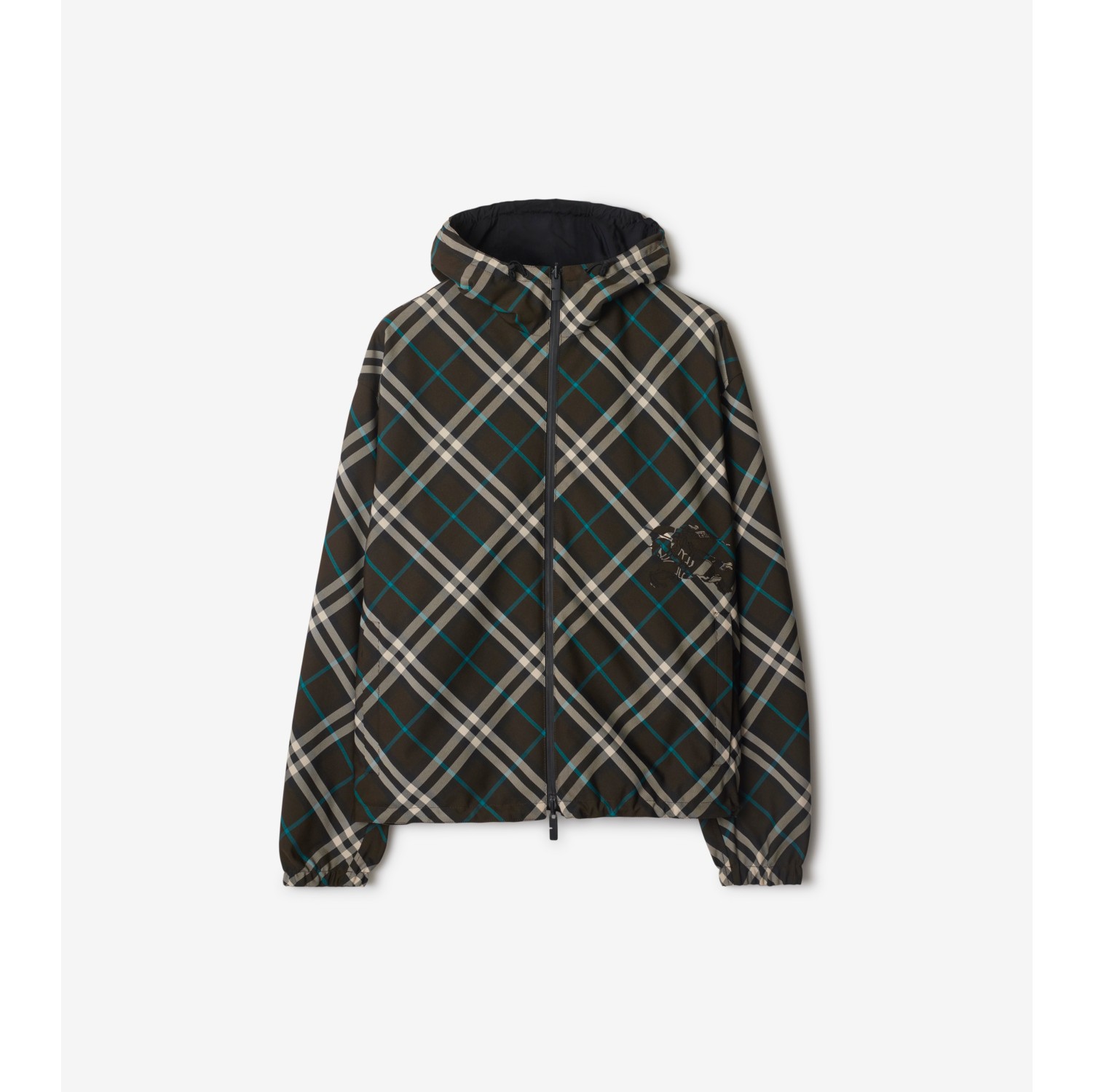 Reversible Check Jacket in Snug - Men, Nylon | Burberry