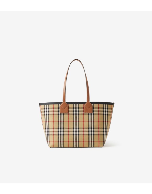 トート | キャンバス＆レザー | Burberry® 公式サイト