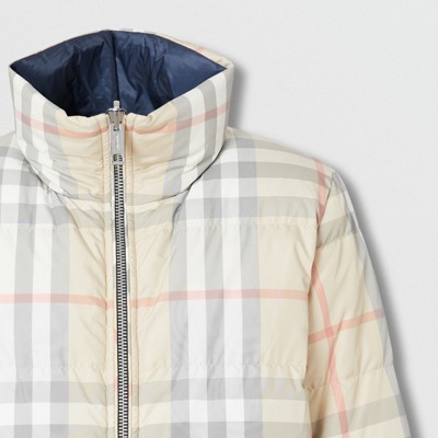 Burberry reversible check puffer jacket Clearance