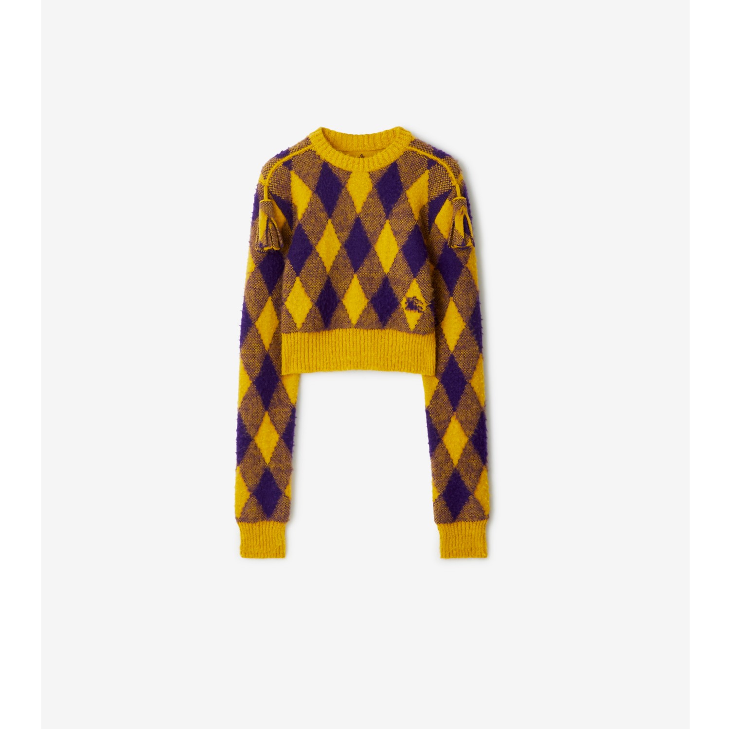 Yellow clearance argyle sweater