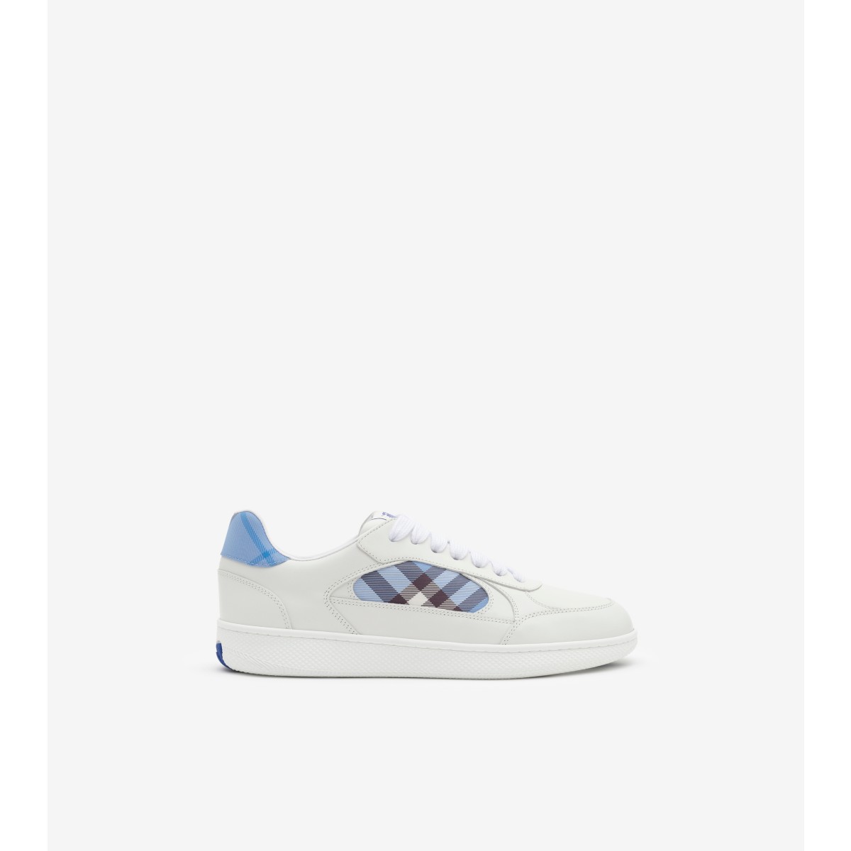  Check Leather and Terrace Sneakers​