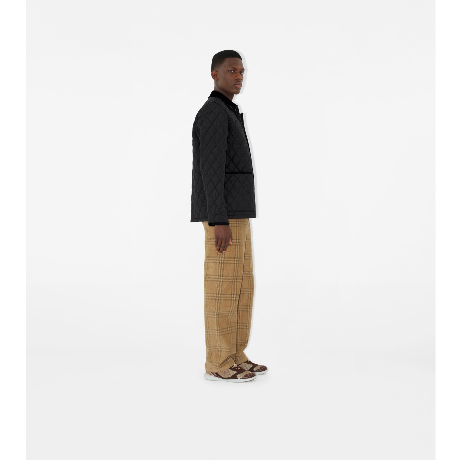 Veste de campagne matelassée en nylon
