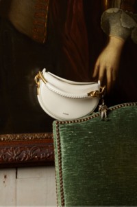 Shot of Bridle Clutch in colour Soup