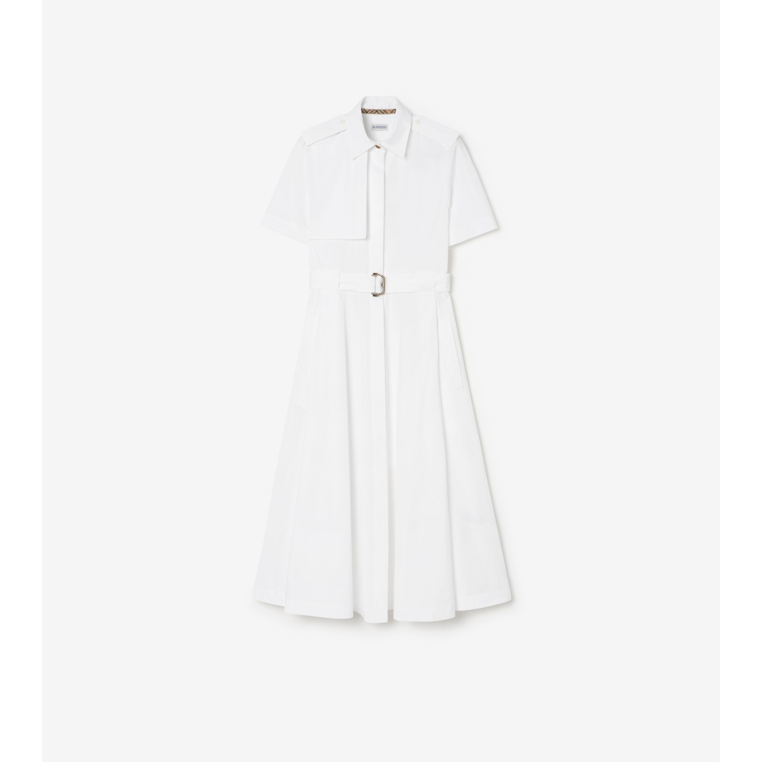Cotton Poplin Shirt Dress