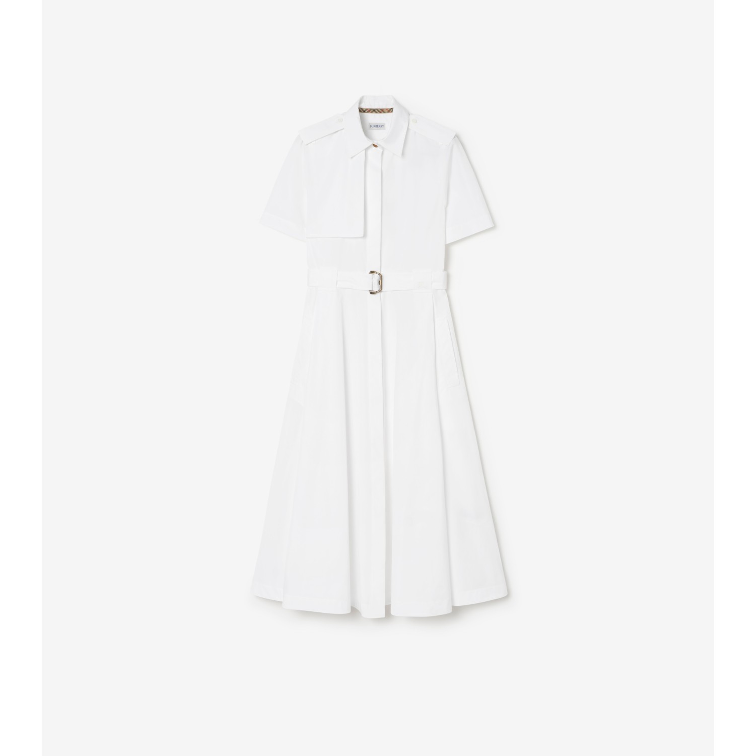 Cotton Poplin Shirt Dress