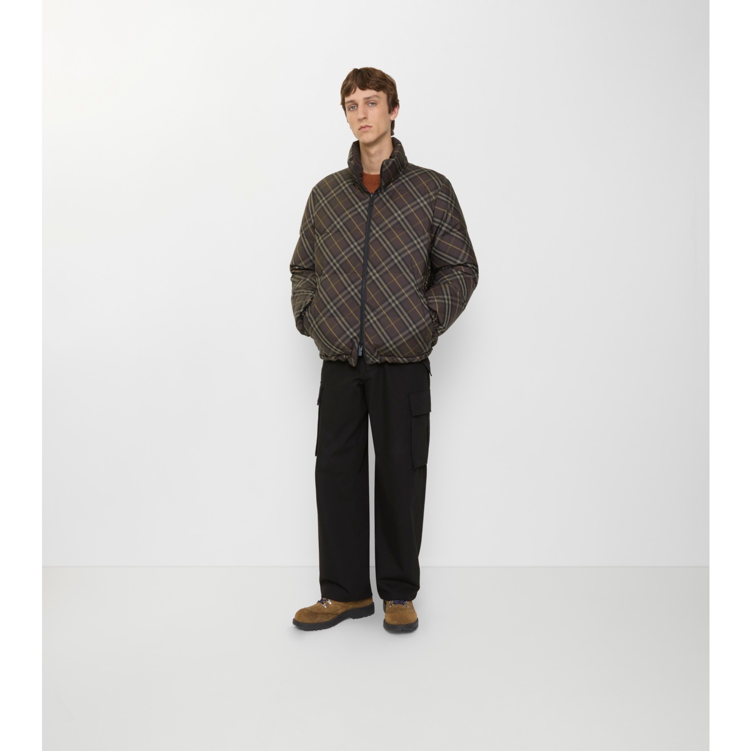 Reversible Check Snowdon Puffer Jacket