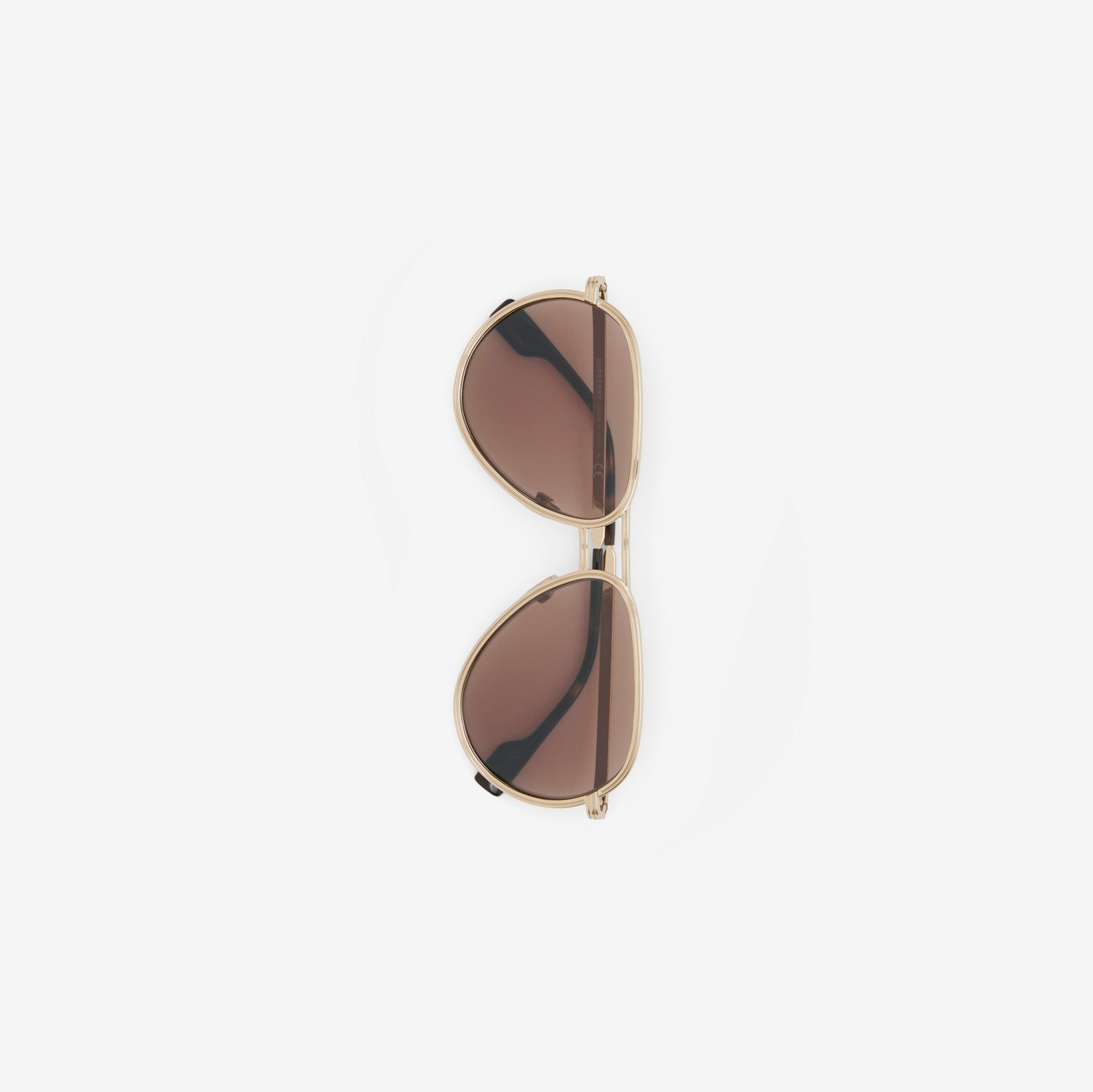 Gafas de sol estilo aviador (Marrón Oscuro) - Hombre | Burberry® oficial