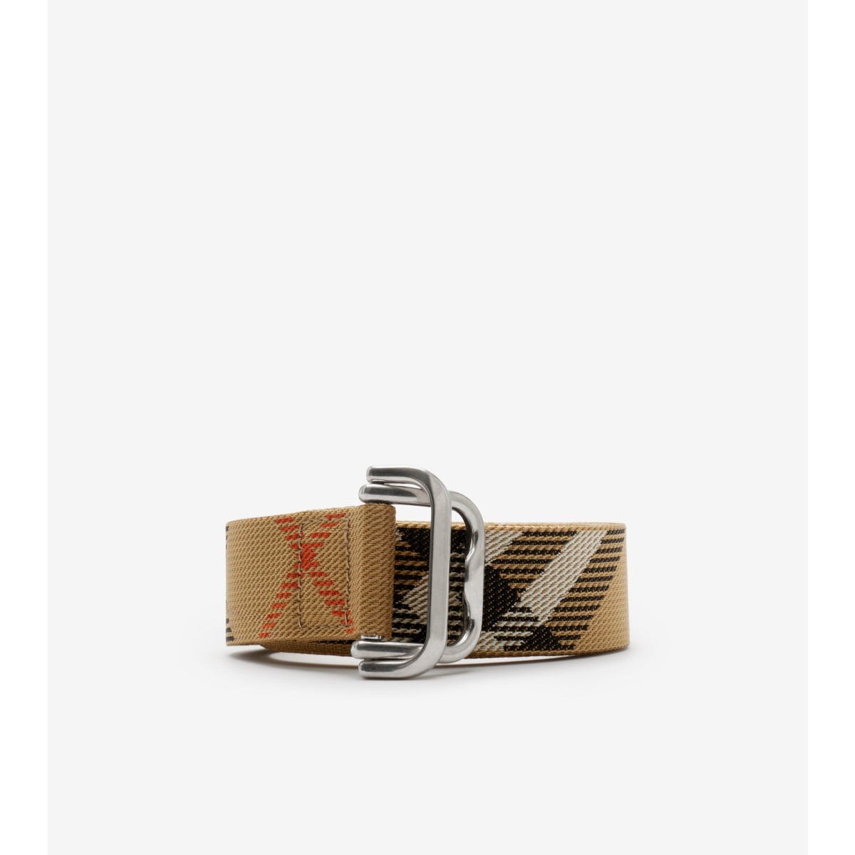 BURBERRY BURBERRY CHECK WEBBING BELT 