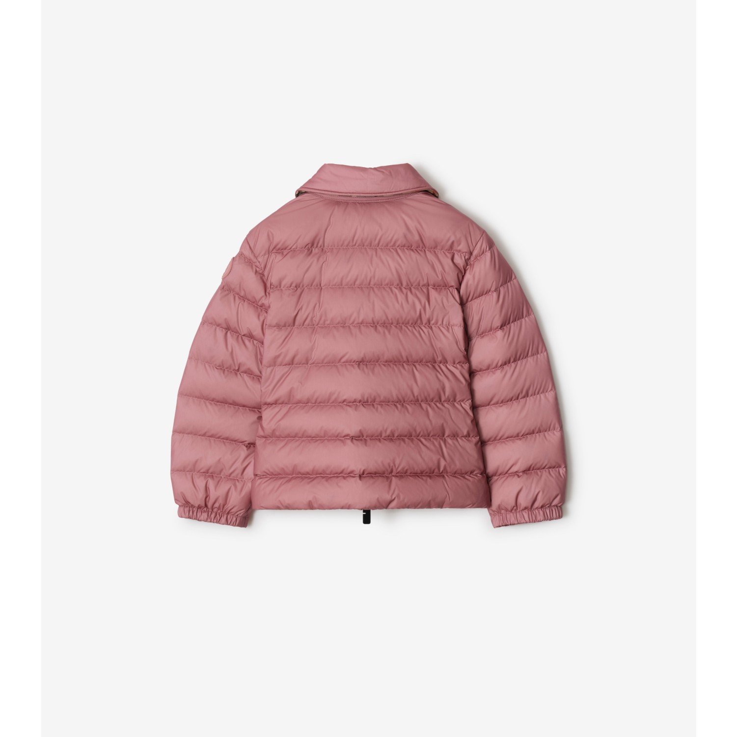 Checker-tape Nylon Puffer Jacket