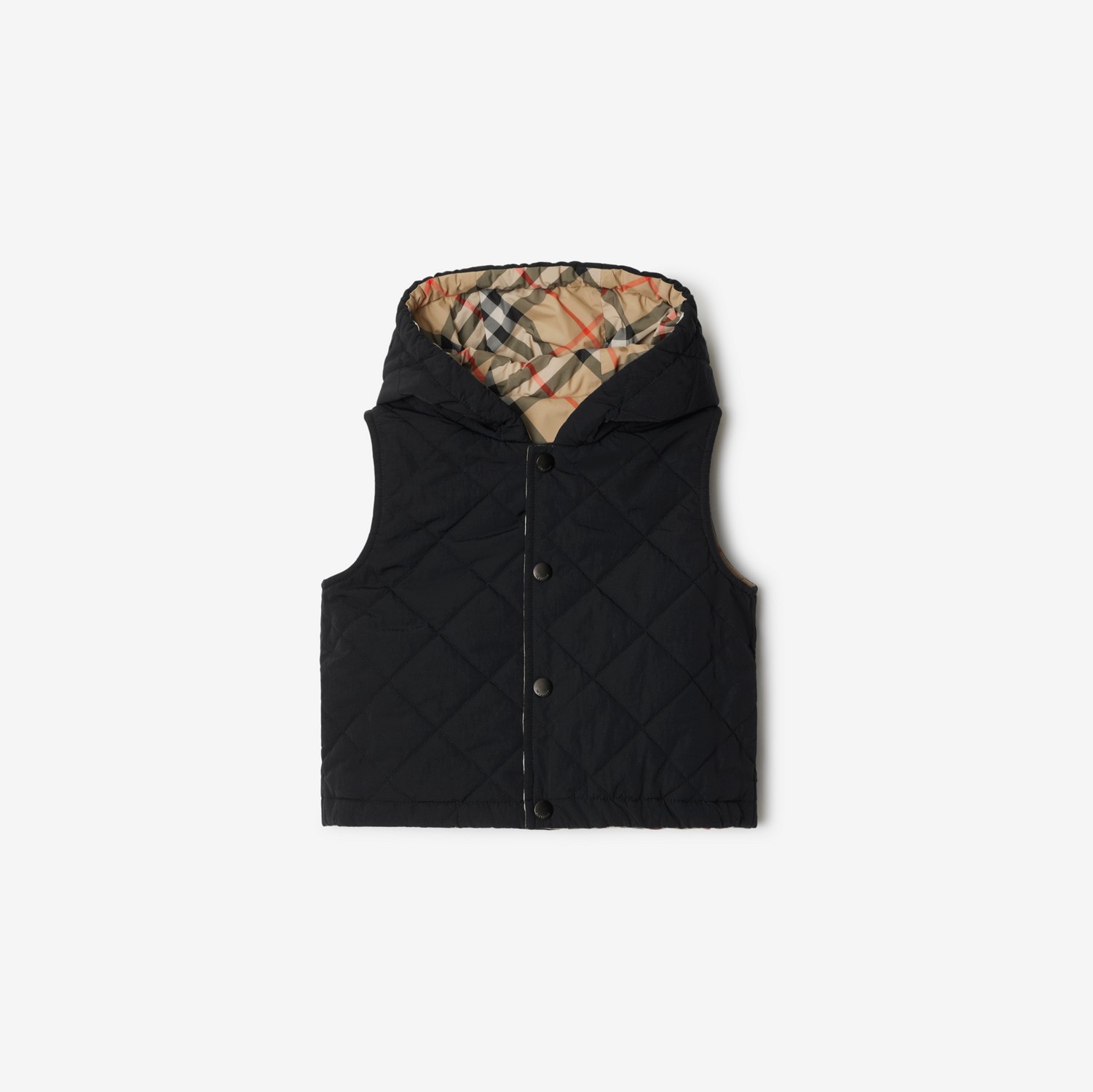 リバーシブル チェック ベスト (サンド) | Burberry®公式サイト リバーシブル チェック ベスト (サンド) | Burberry®公式サイト