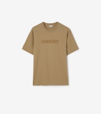 BURBERRY ロゴプリント Tシャツ ベージュ A4767A6C-35FA-4246-99FB-