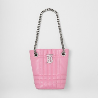 burberry pink bucket bag