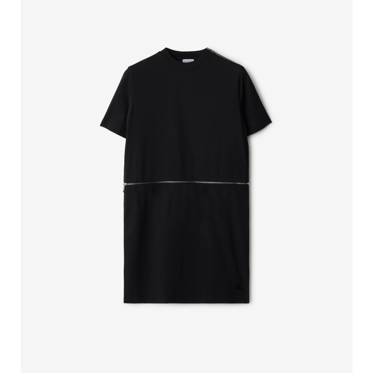 Burberry Cotton Dress In Black