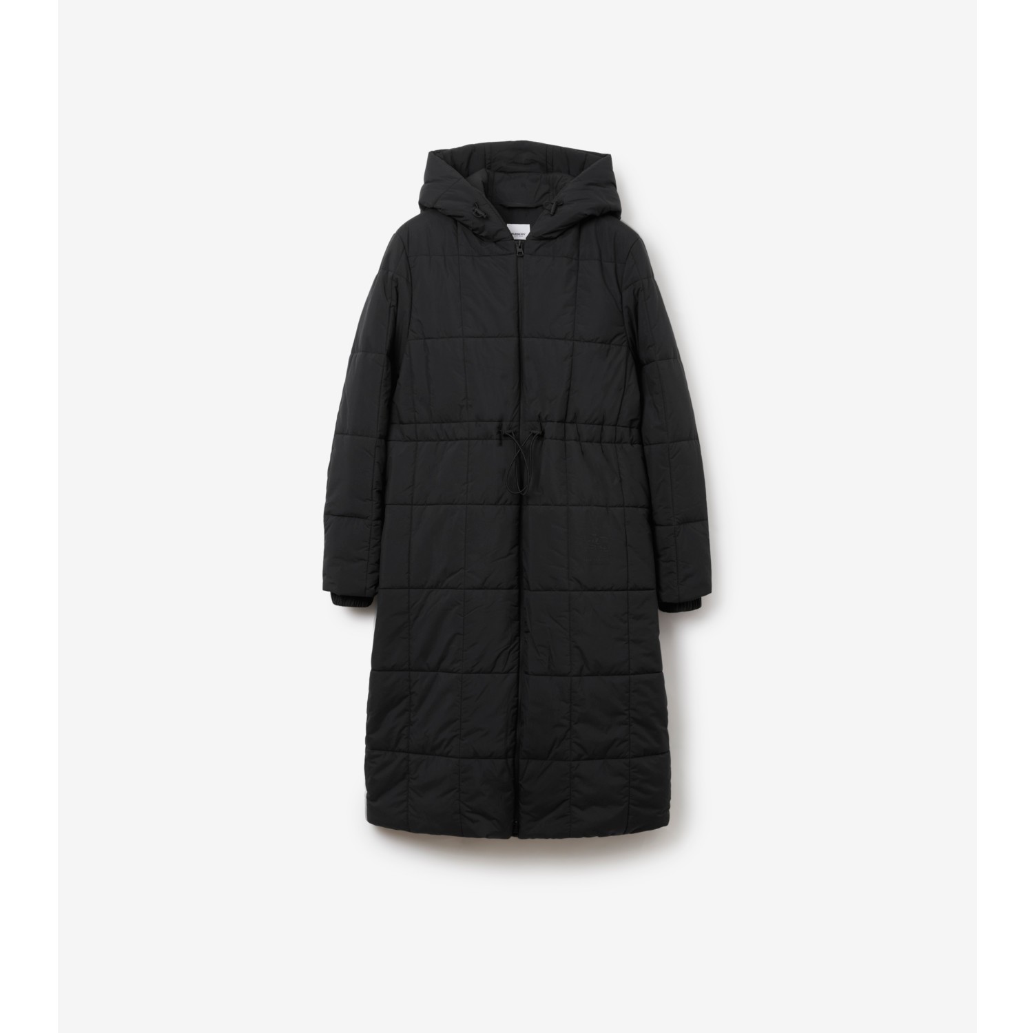 Burberry black cheap quilted coat