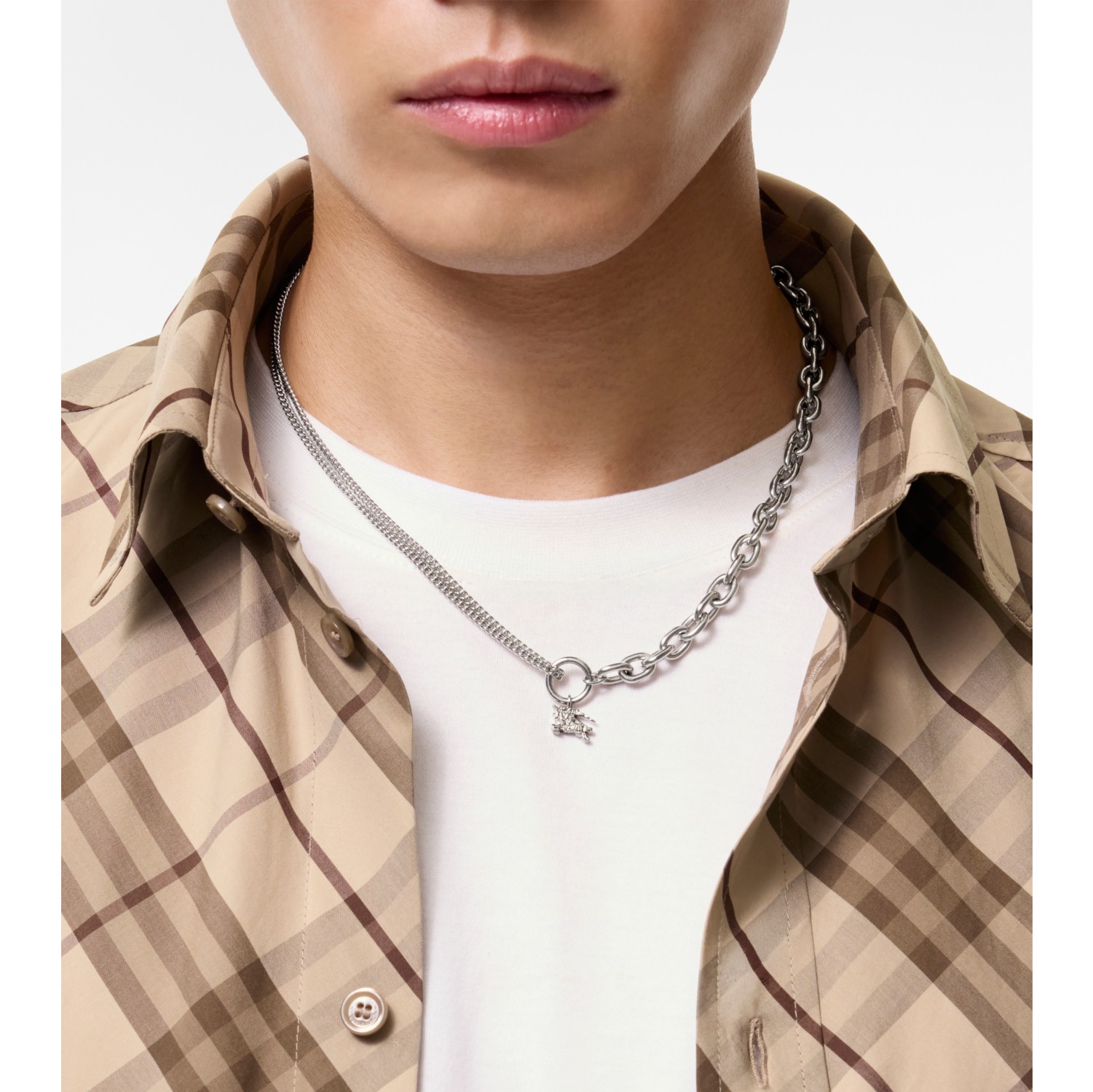 Knight Dual Chain Necklace