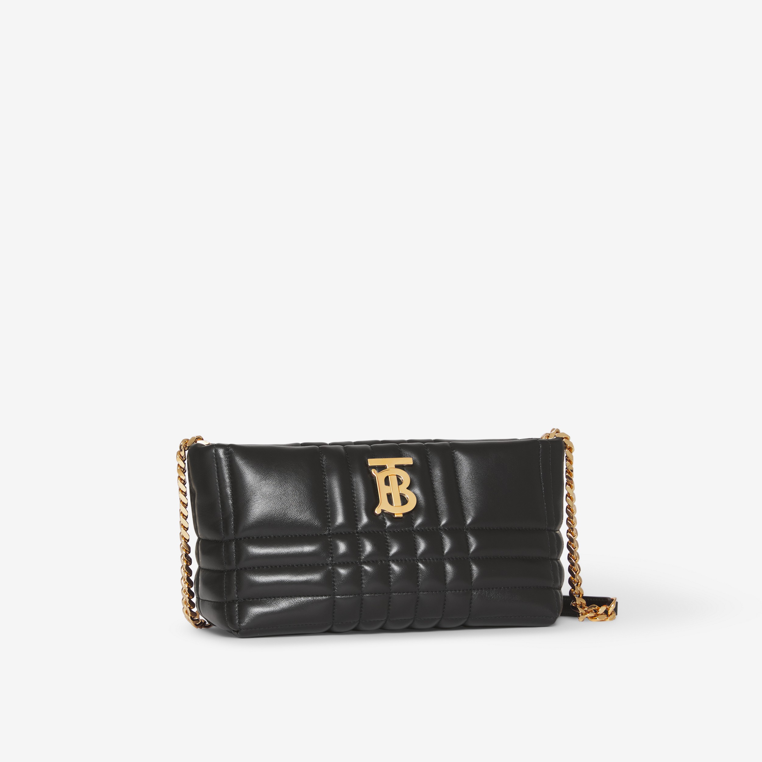 Quilted Leather Small Soft Lola Bag in Black - Women | Burberry® Official - 3