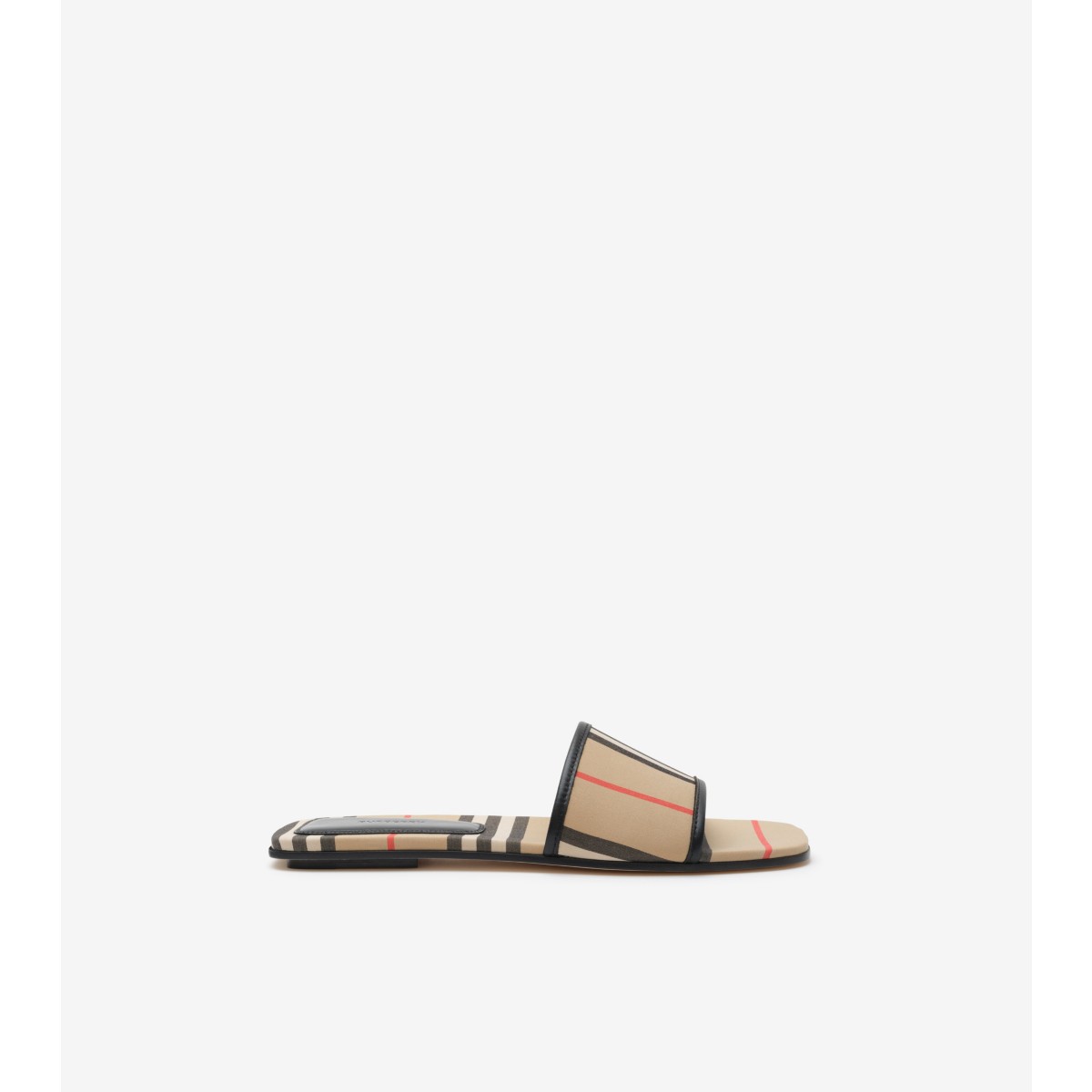  Stripe Icon Cotton Slides
