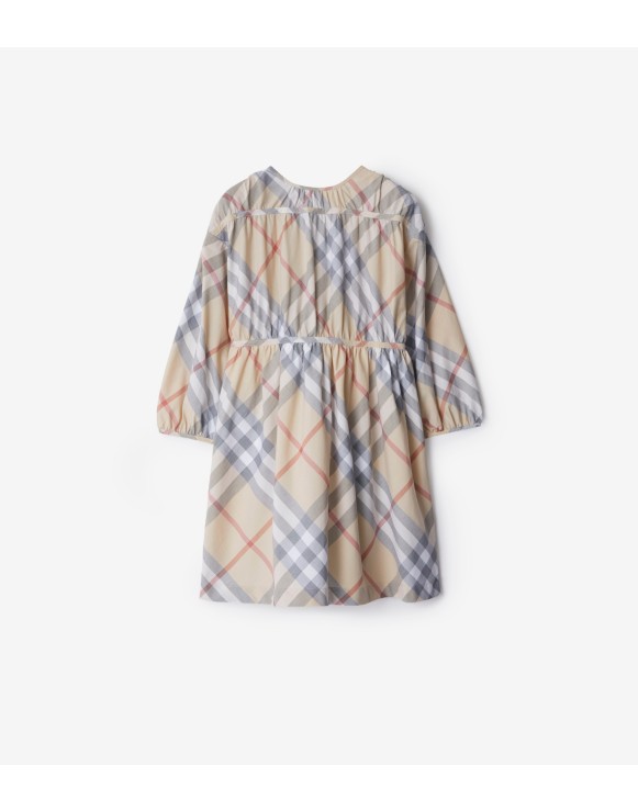 Robe en coton Check