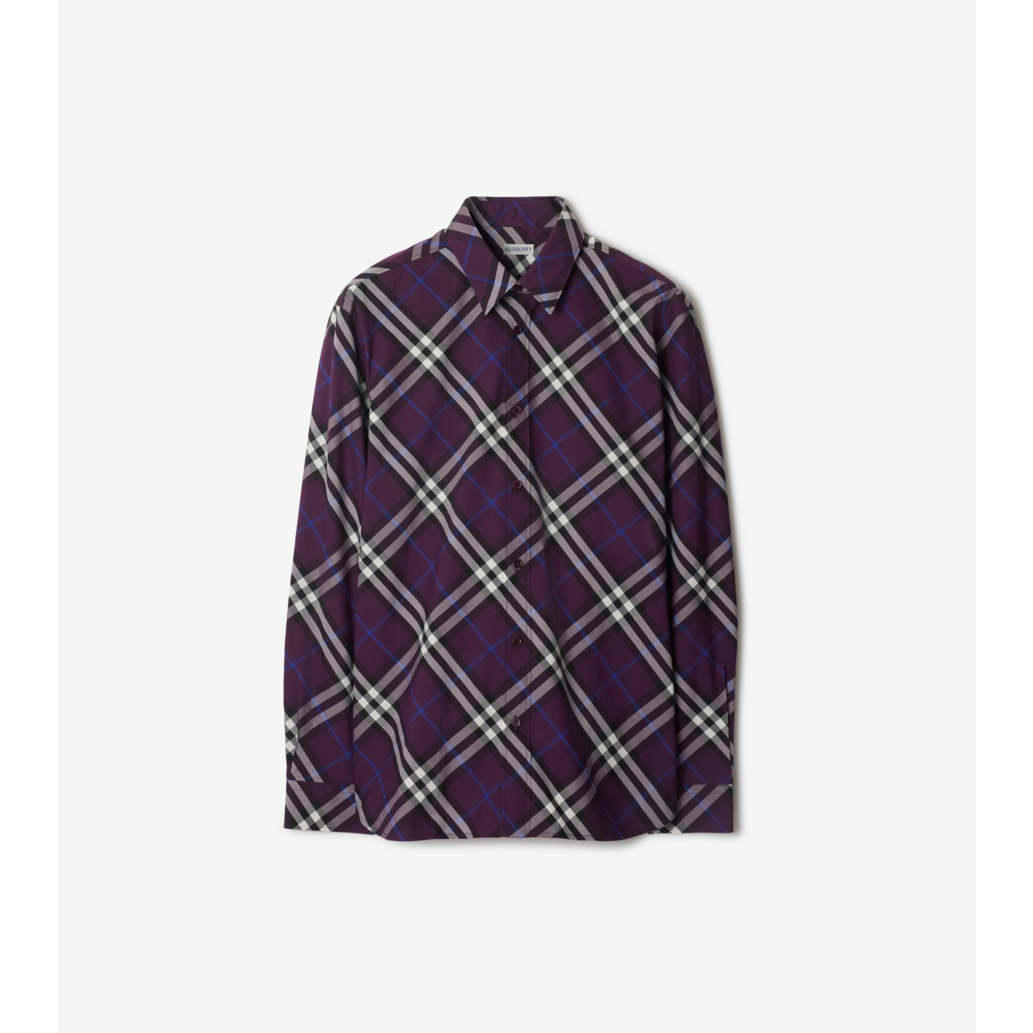 Burberry check cotton flannel shirt hotsell